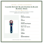Product Specifications – Famore Rotary Blade Handle & Blade Bundle 45mm