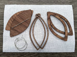 Convergence Bargello Earrings Walnut