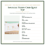 Product Specifications – Snuggle Teddy Crib Quilt Top