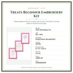 Product Specifications – Treats Beginner Embroidery Kit