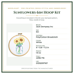 Product Specifications – Sunflowers 6in Hoop Kit