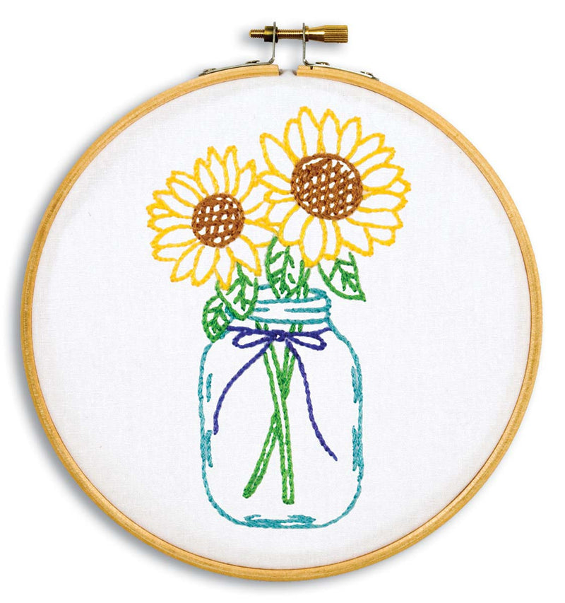 Sunflowers 6in Hoop Kit