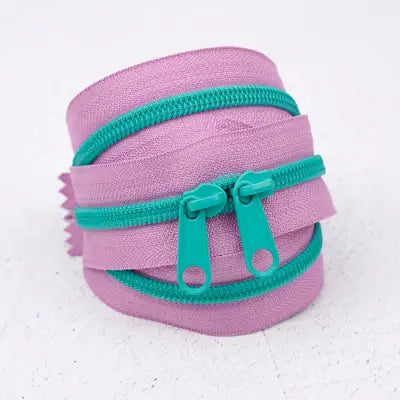 40in Handbag Zipper Mermaid Mist