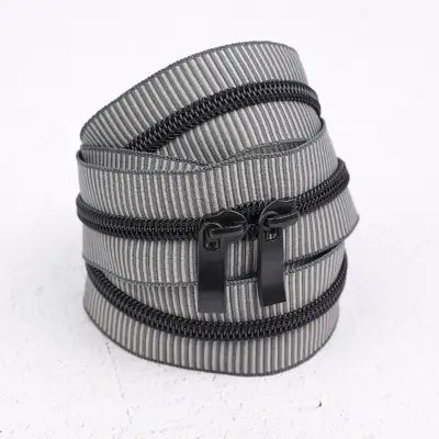 40in Handbag Zipper Zebra
