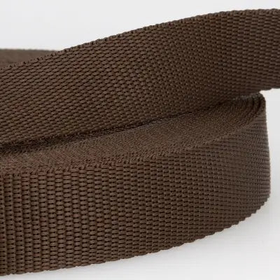 40mm Polypropylene Webbing in Brown