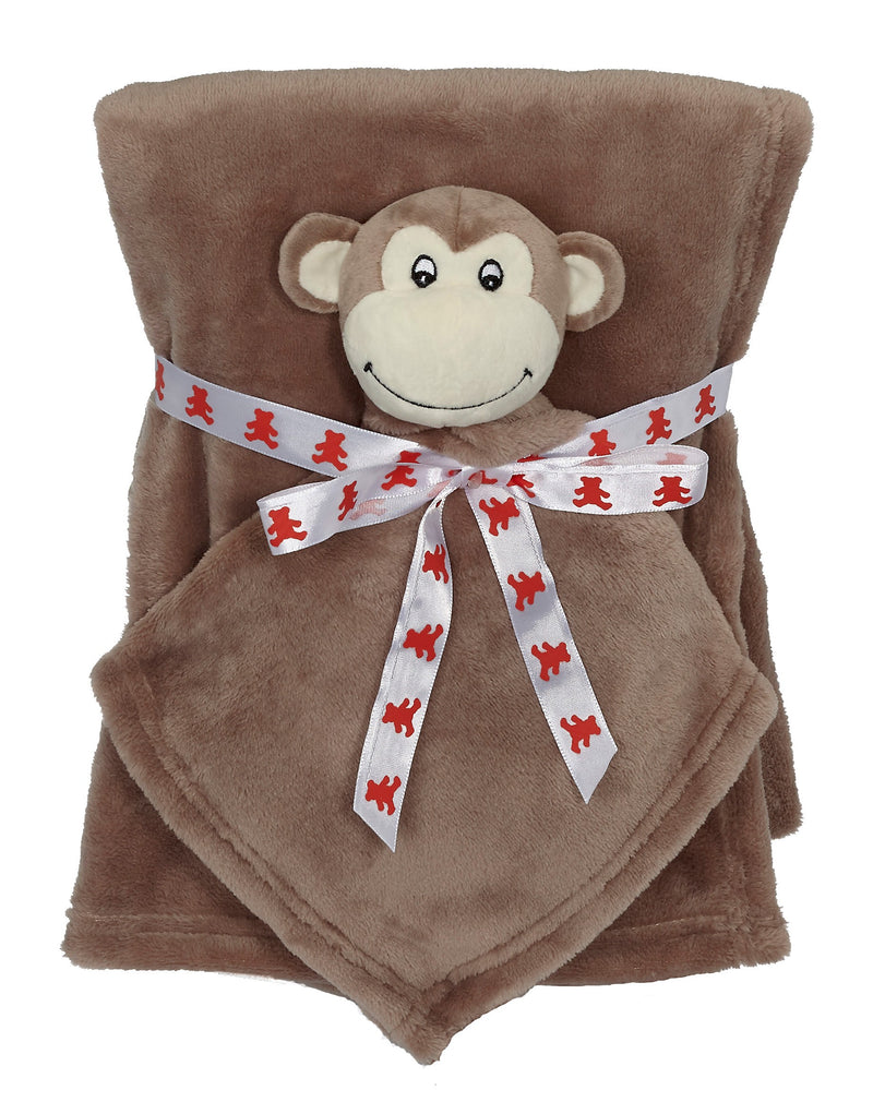 Monkey Blankey Buddy Set