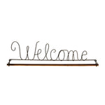 22in Welcome Fabric Holder