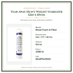 Product Specifications – Tear-Away Heavy Weight Stabilizer 12in x 10yds