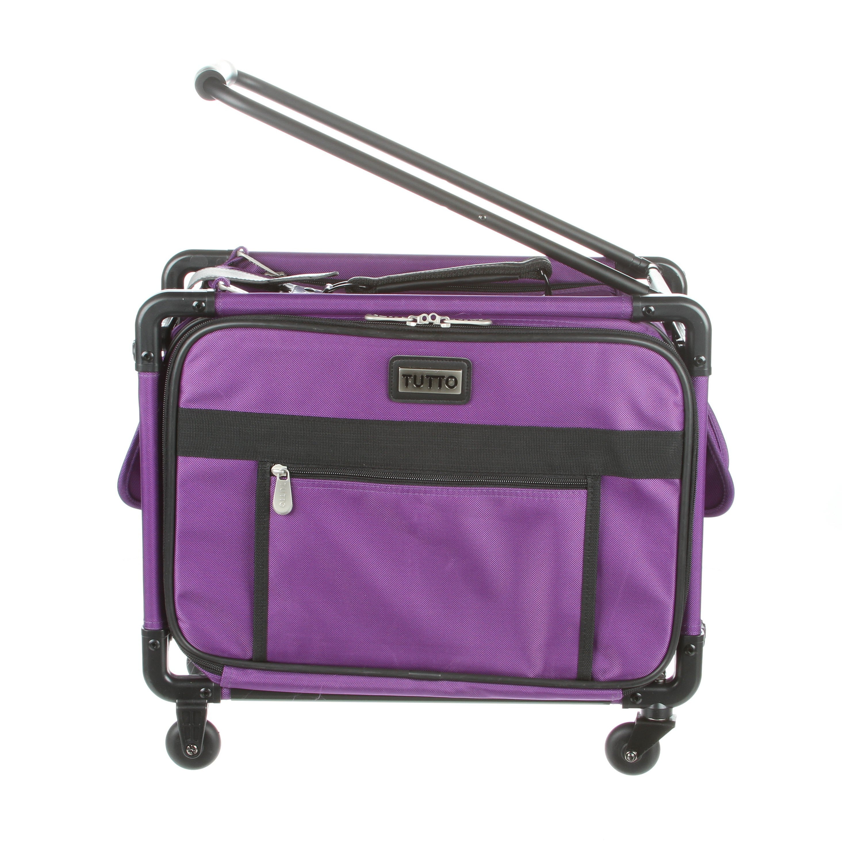 Tutto Sewing Machine Case On Wheels Small 17in Purple
