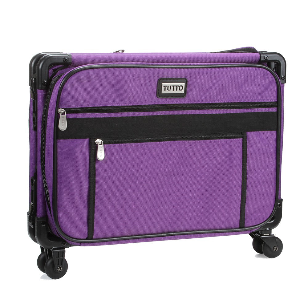 Tutto Sewing Machine Case On Wheels Medium 20in Purple