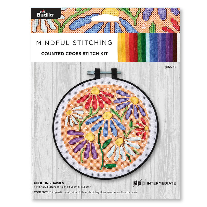 Bucilla Cross Stitch Kit Daisies