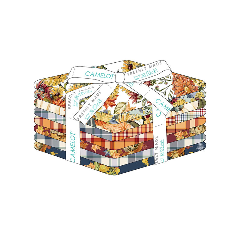 Fat Quarter Pumpkin Patch Keeper, 8pcs/bundle