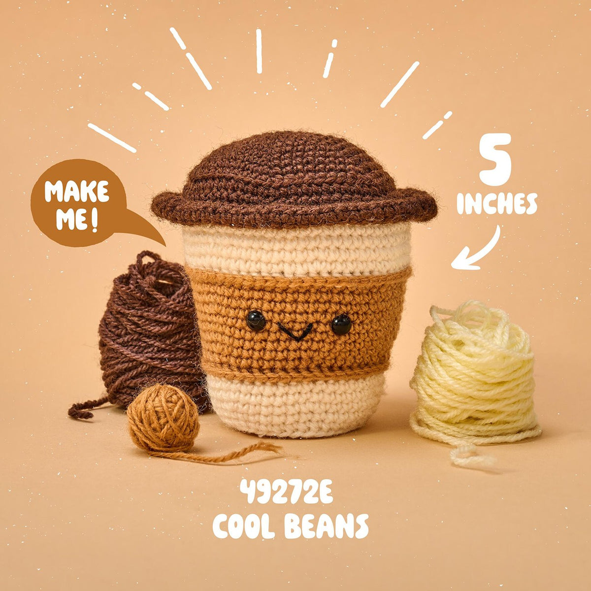 Bucilla Amigurumi Crochet Kit - Cool Beans