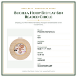 Product Specifications – Bucilla Hoop Display 6in Beaded Circle