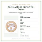 Product Specifications – Bucilla Hoop Display 8in Circle
