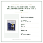 Product Specifications – In-R-Form Single Sided Fusible Foam Stabilizer Off White 58in x 36in