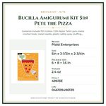 Product Specifications – Bucilla Amigurumi Kit 5in Pete the Pizza