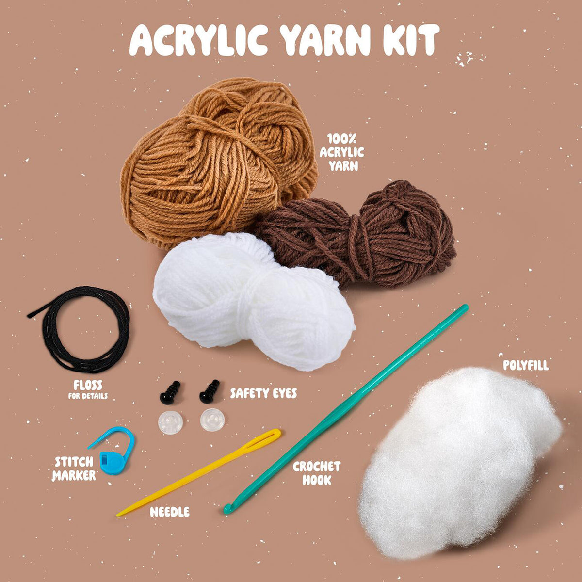 Bucilla Amigurumi Kit 5in Marshy the S'more