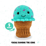 Bucilla Amigurumi Kit 5in Ice Cream Cone