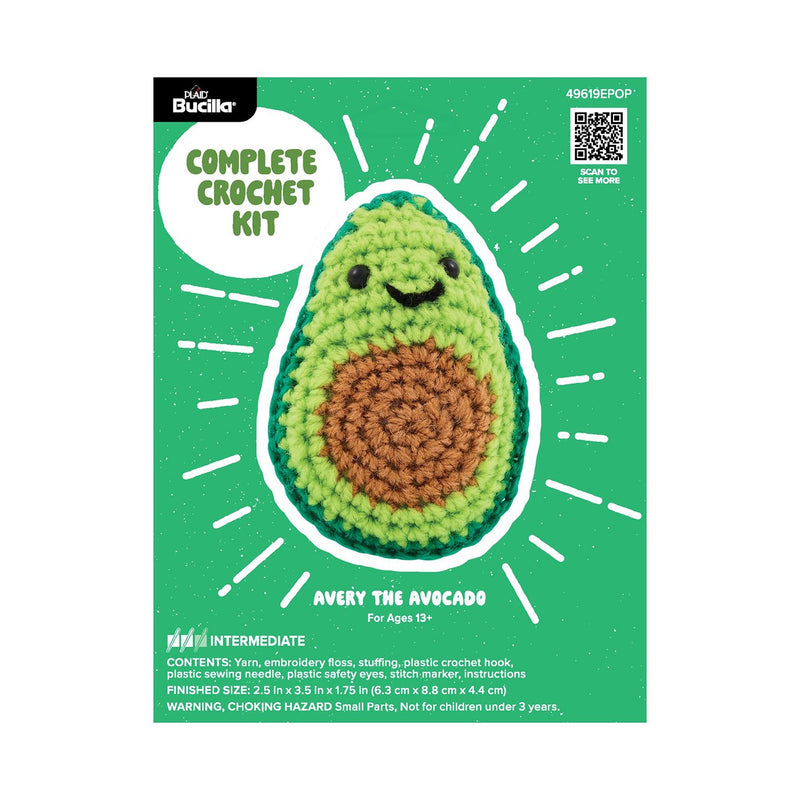 Bucilla Amigurumi Crochet Kit Avocado