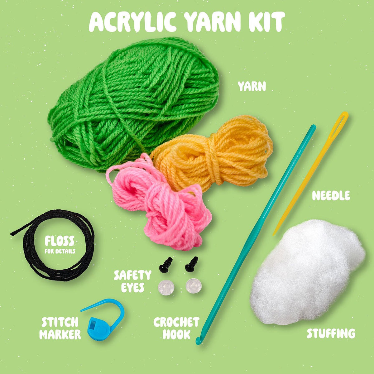 Bucilla Amigurumi Crochet Kit Frog