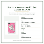 Product Specifications – Bucilla Amigurumi Kit 5in Caylee the Cat