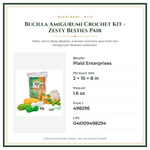 Product Specifications – Bucilla Amigurumi Crochet Kit - Zesty Besties Pair
