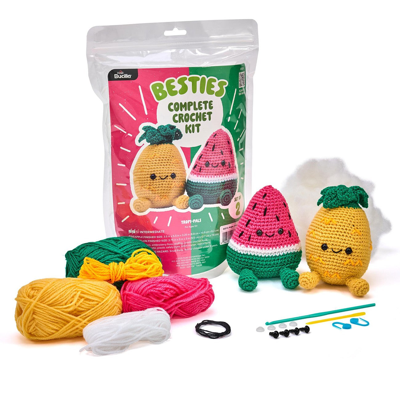 Bucilla Amigurumi Crochet Kit - Tropi-Pals Pair