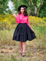 Helen Retro Blouse in Pink