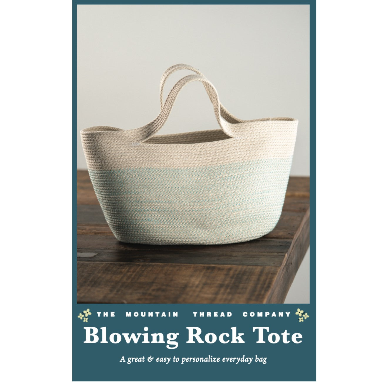 Blowing Rock Tote Rope Sewing Pattern
