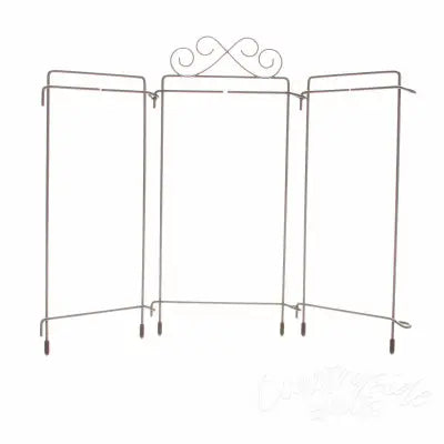 4in x 9in Table Top Tri-Stand Hanger Grey