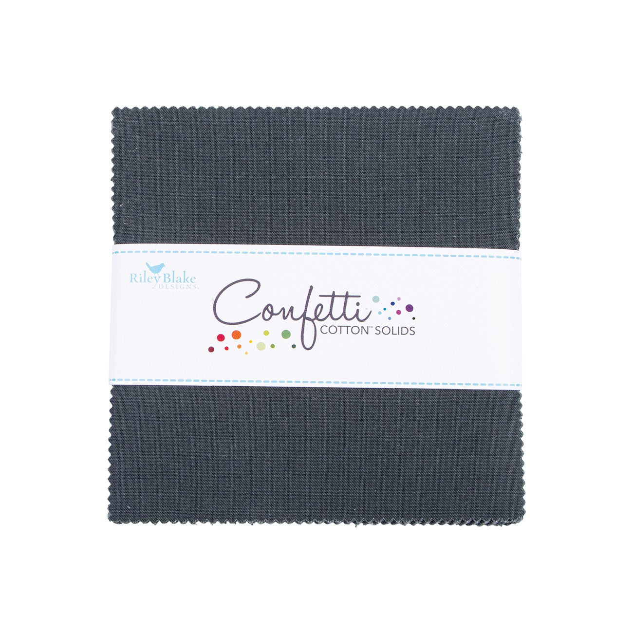 Confetti Cotton Blackboard 5in Squares, 42pcs/bundle