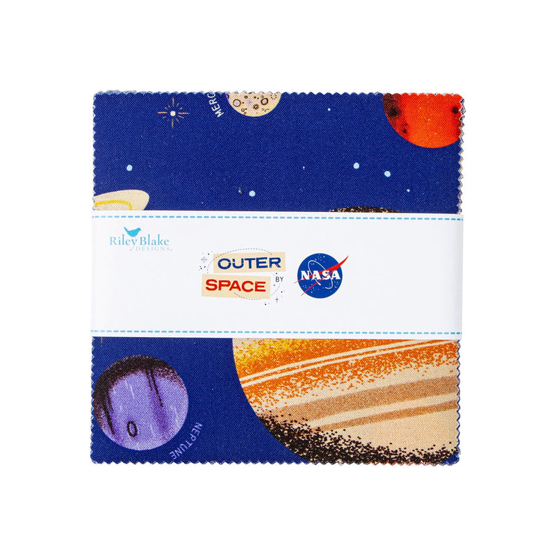 Outer Space by NASA 5in Squares, 42pcs
