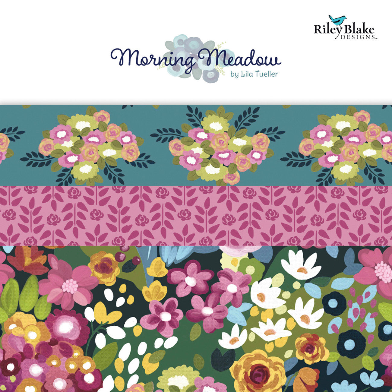 Morning Meadow 5in Squares, 42pcs/bundle