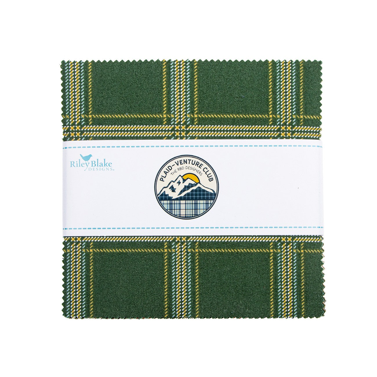 Plaid-Venture Club 5in Squares, 42pcs/bundle