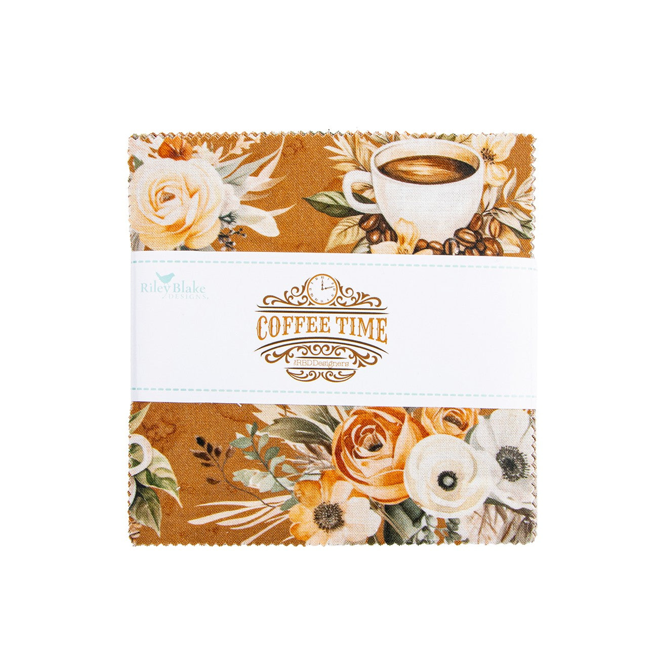 Coffee Time 5in Squares, 42pcs