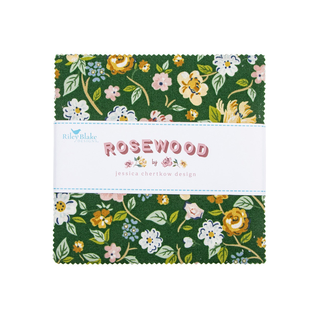 Rosewood 5in Squares, 42pcs