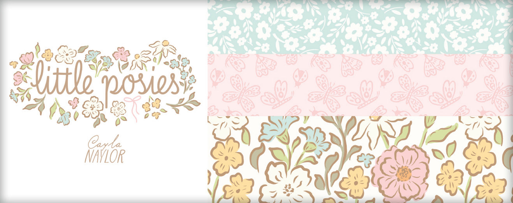 Little Posies 5in Squares, 42pcs