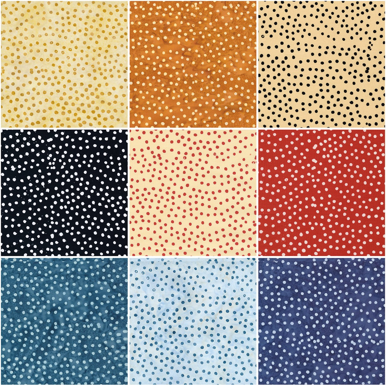 Batiks Basics Mini Pops Classic 5in Squares, 42pcs/bundle
