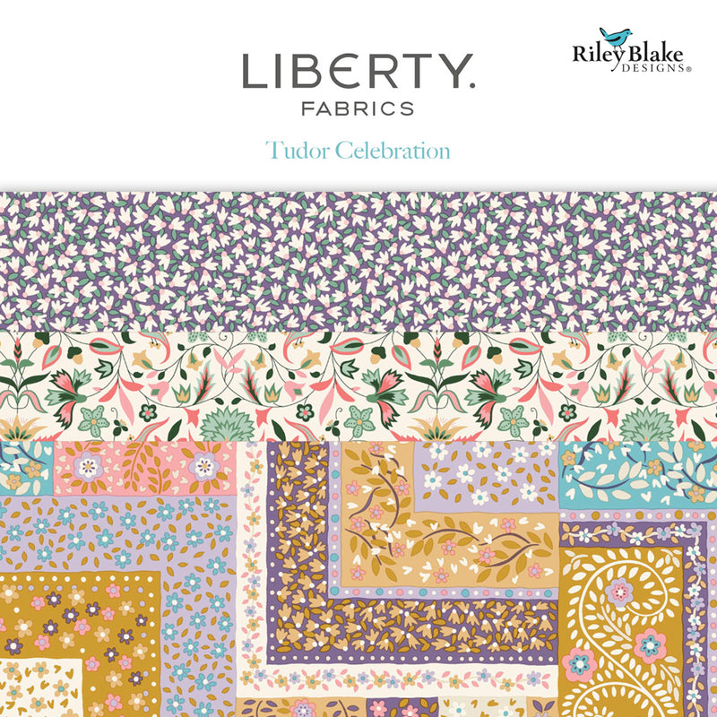 Liberty Tudor Celebration 5in Squares, 42pcs/bundle