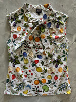 Fruits & Butterflies Bow Top - 4X only