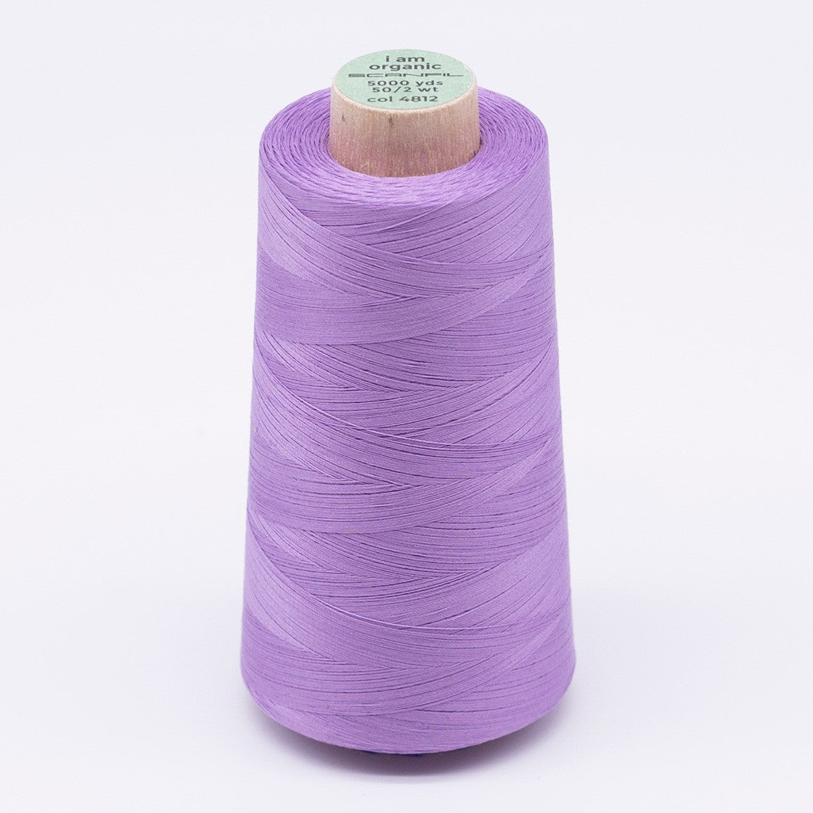 Scanfil Organic Cotton Thread 50wt Solid 5,000yd Regal Orchid