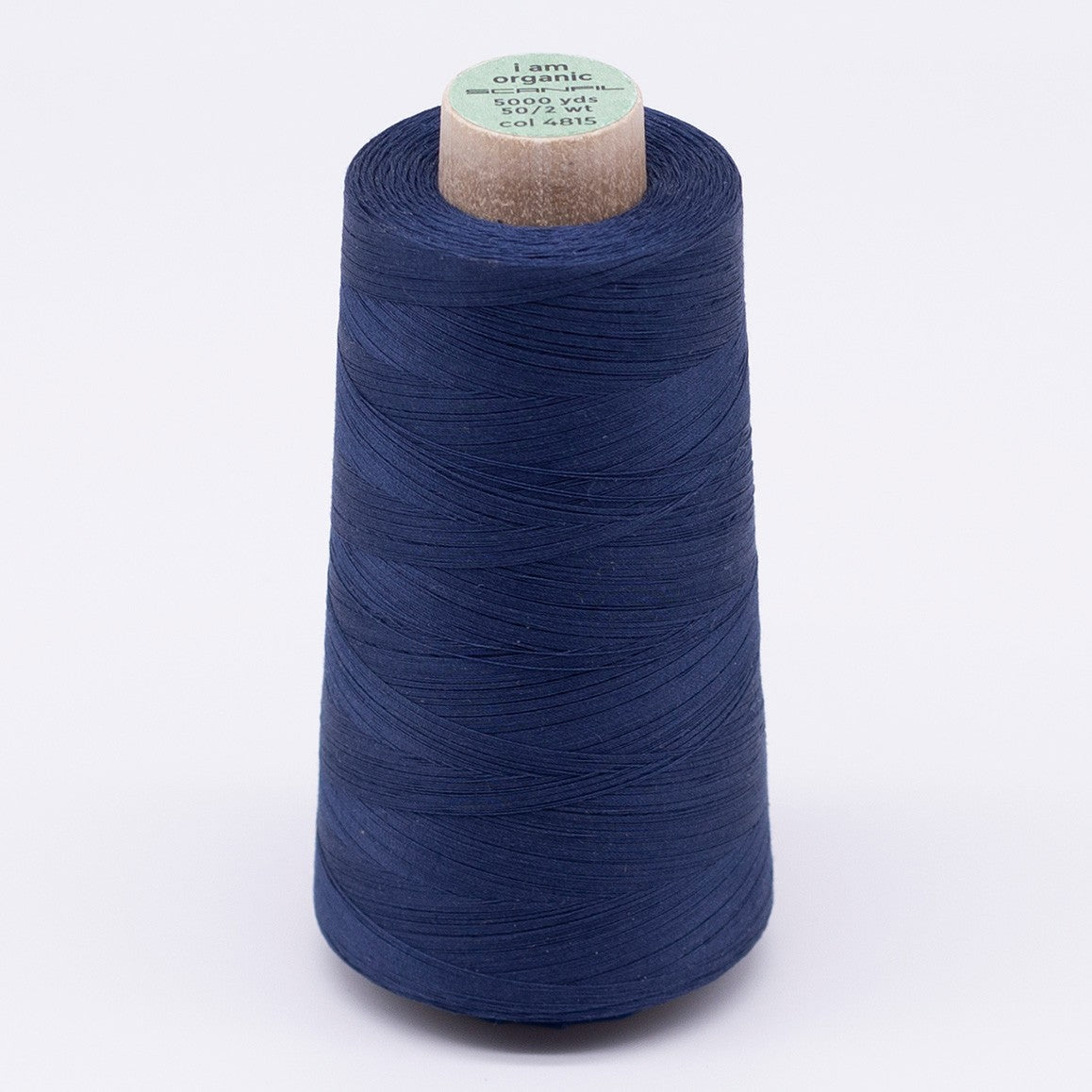 Scanfil Organic Cotton Thread 50wt Solid 5,000yd Poseidon