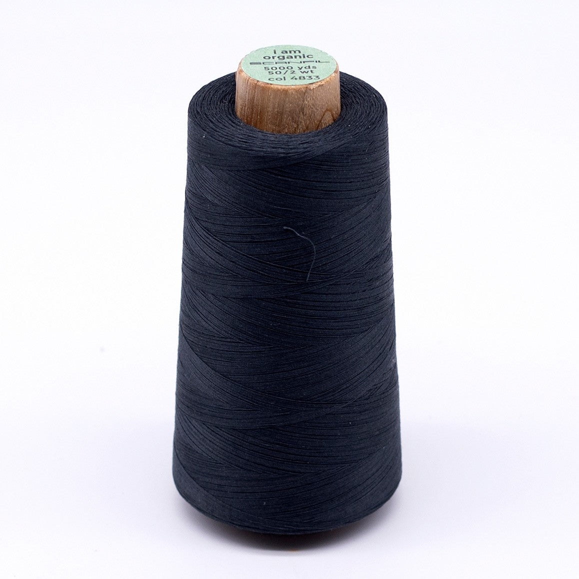 Scanfil Organic Cotton Thread 50wt Solid 5,000yd Vulcanic Ash