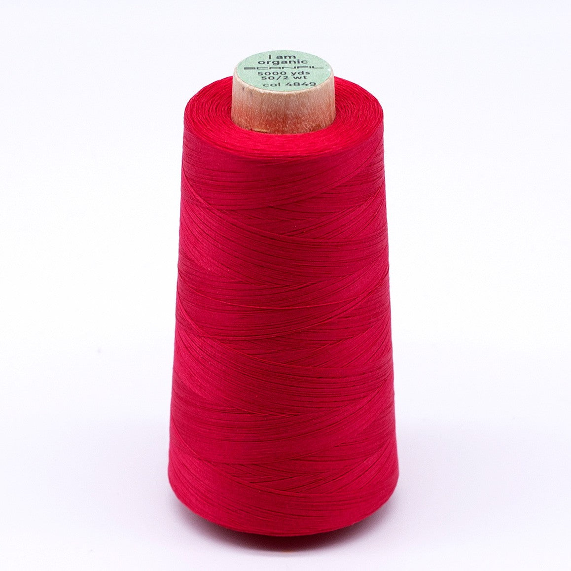 Scanfil Organic Cotton Thread 50wt Solid 5,000yd Watermelon