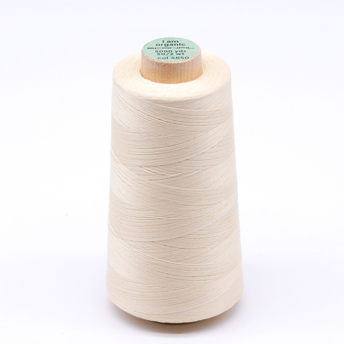 Scanfil Organic Cotton Thread 50wt Solid 5,000yd Afterglow