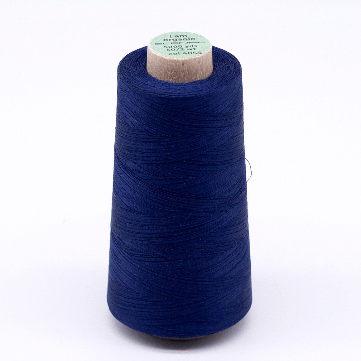 Scanfil Organic Cotton Thread 50wt Solid 5,000yd Bellwether Blue