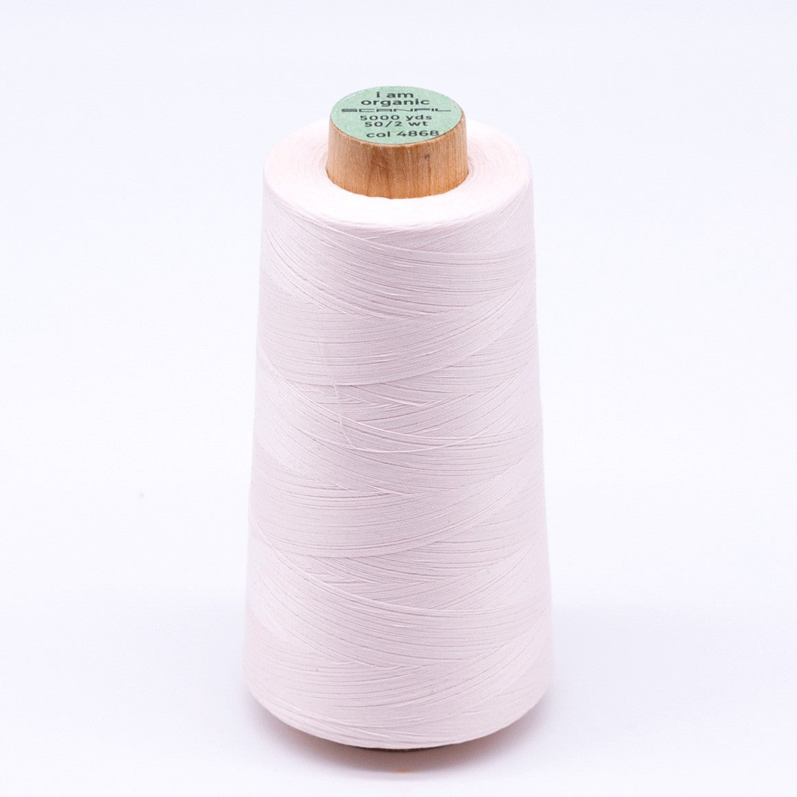 Scanfil Organic Cotton Thread 50wt Solid 5,000yd Delicacy