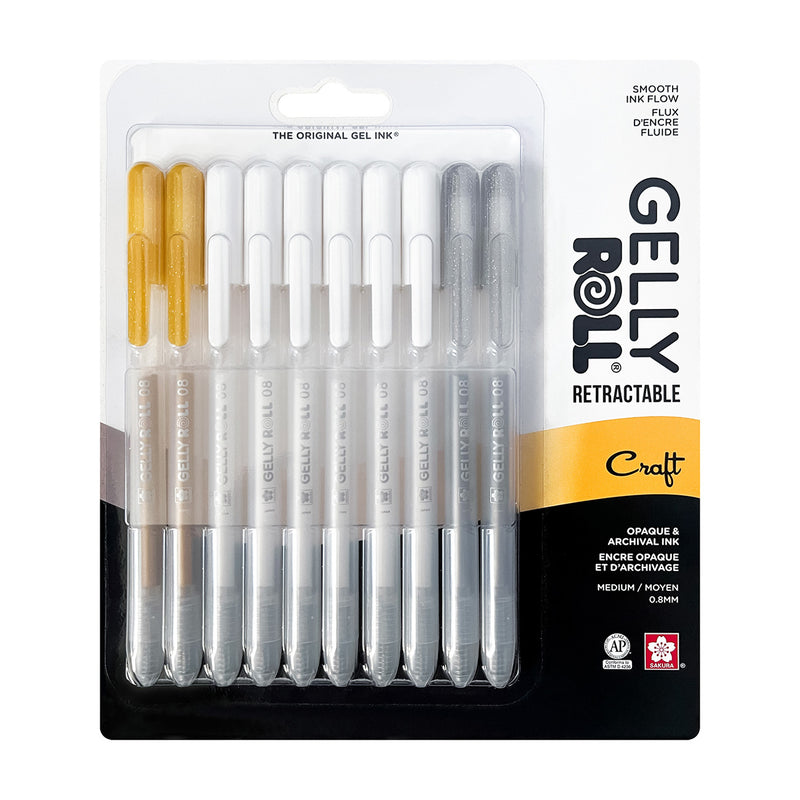 Gelly Roll Retractable Craft Pen Set 10pk