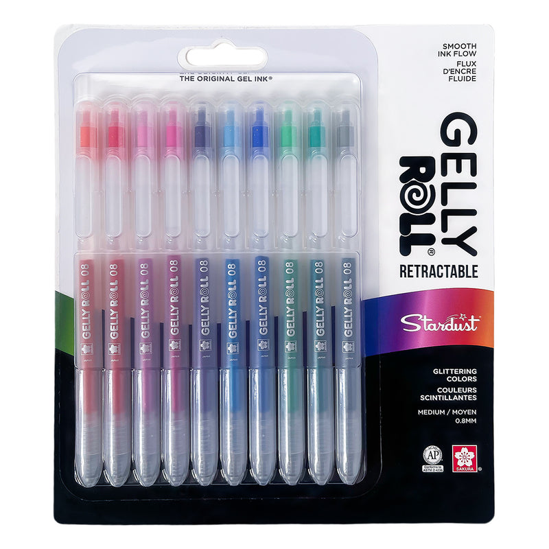 Gelly Roll Retractable Stardust 10pc Set